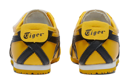 Onitsuka Tiger MEXICO 66 Anti-Slip Wear-Resistant Low-Top Kids Lifestyle Shoes Yellow Black Kids  VJSNEAKER