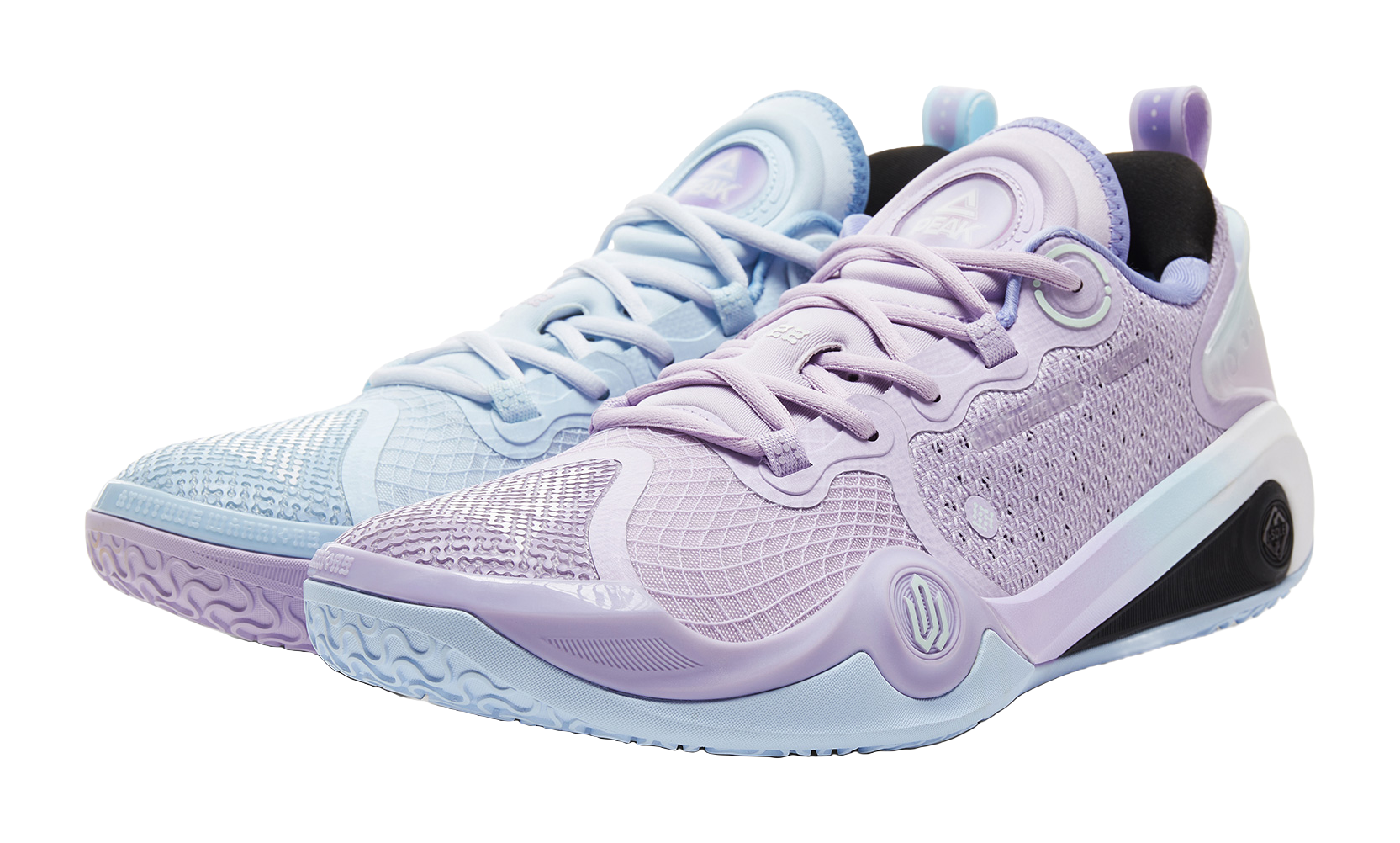 Peak Andrew Wiggins AW3 "Aurora" ET44911A - Basketball Shoe Unisex Purple Blue Mismatched