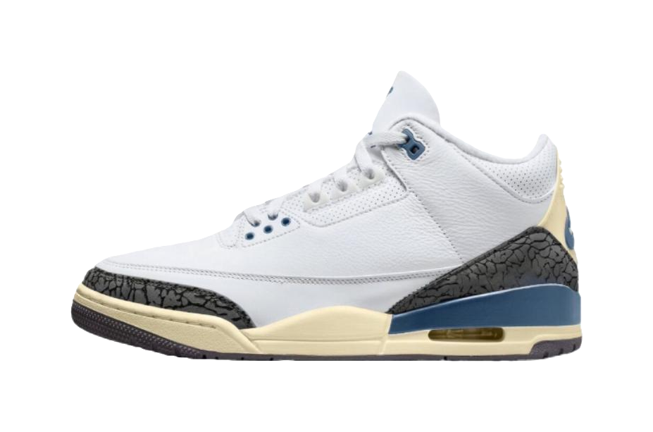 A Ma Maniére X Air JORDAN 3 OG SP Diffused Blue  vjsneaker.com