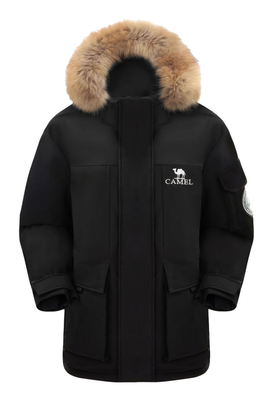 CAMEL Warm Fleece Series Down Jacket Unisex  VJ SNEAKER