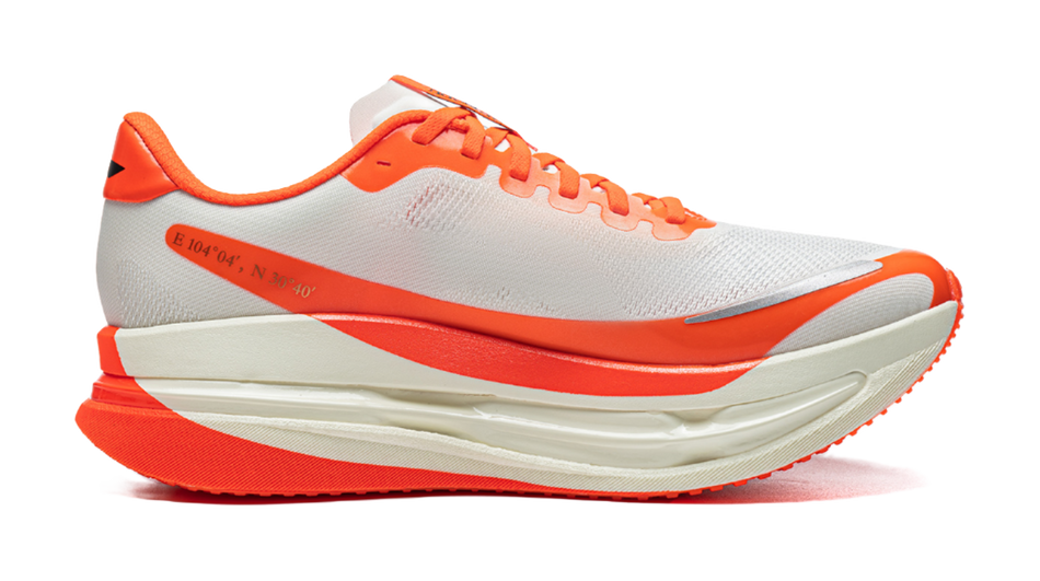 Li-Ning Red Hare 9 Ultra "Ivory/Fluorescent Melting Orange" ARPW057-7 - Running Shoe Unisex Orange