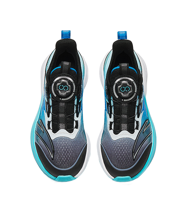 Antakids Lurid Wave Abrasion Resistant Rebound Breathable Lightweight Cushioning Low top Kids' Running Shoes Teenagers 