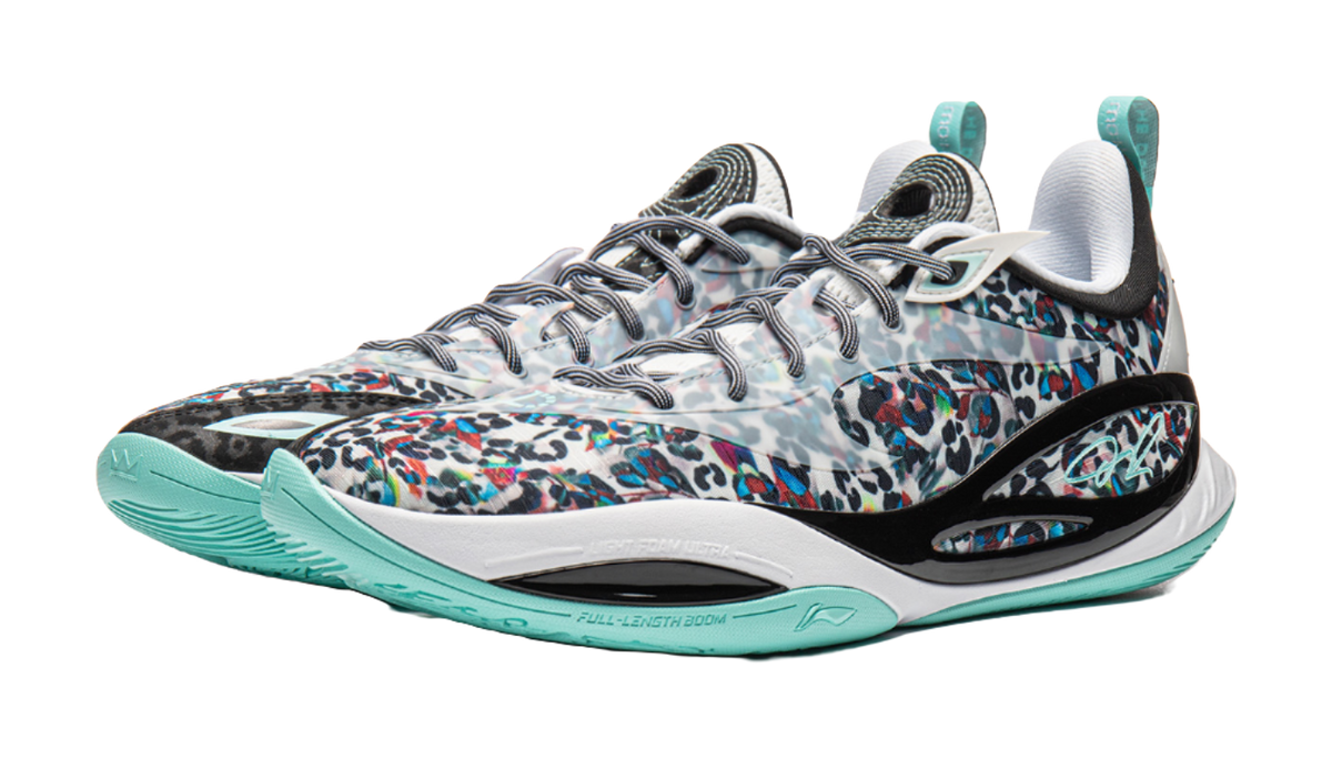 Li Ning DLO2 Low top Basketball Shoes Unisex White Black