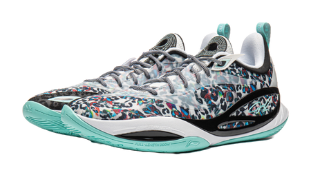 Li Ning DLO2 Low top Basketball Shoes Unisex White Black
