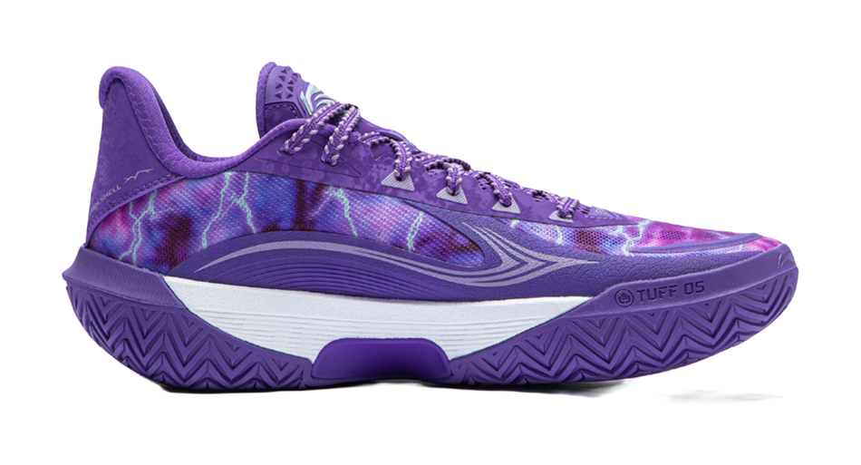 Li-Ning Jie Ao 3 V2 "Purple" ABFW007-6 - Outdoor Basketball Shoe Unisex Purple Orange