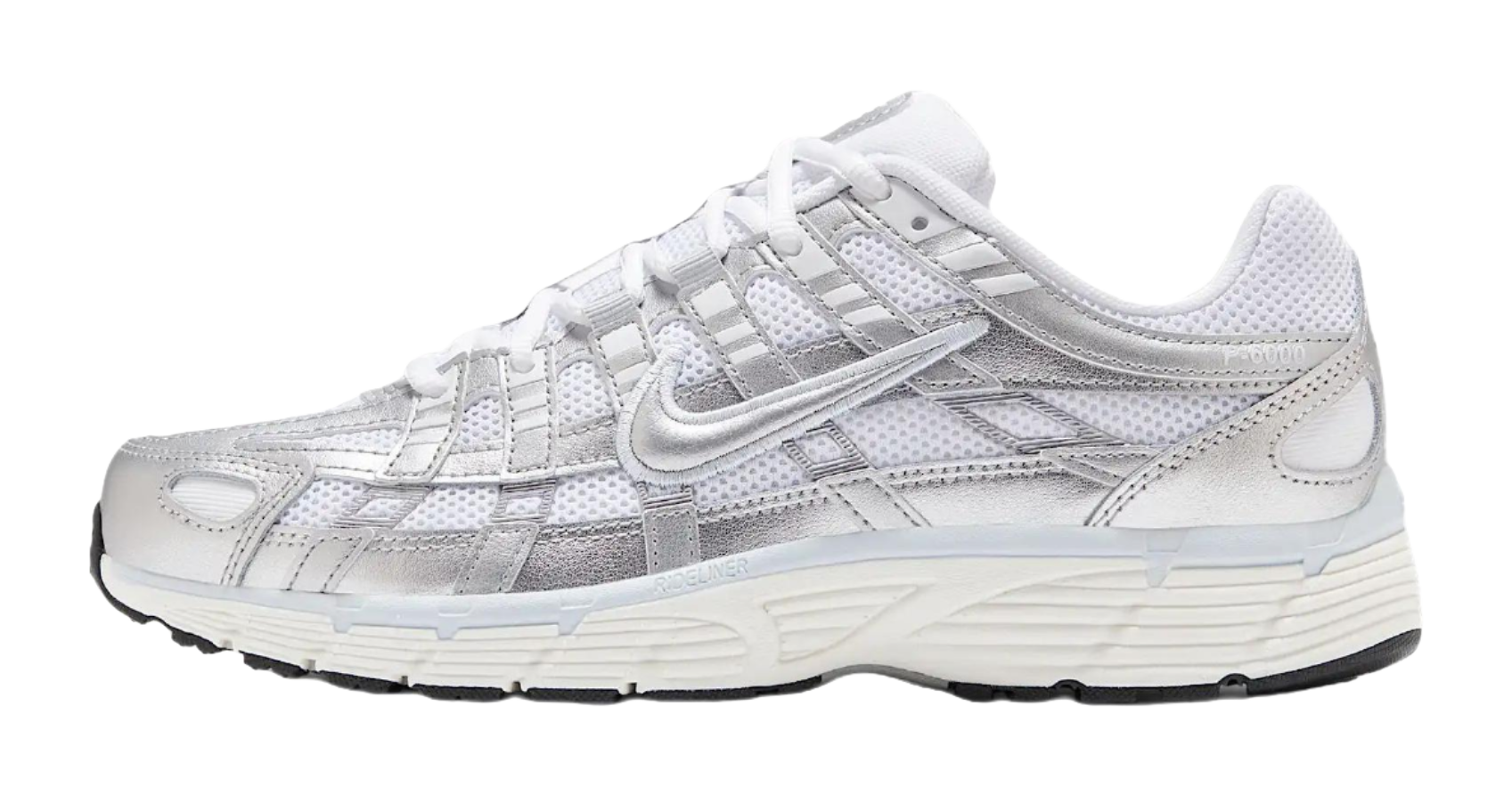 Nike P 6000 White Blue Tint Sail Metallic Silver Womens  VJSNEAKER