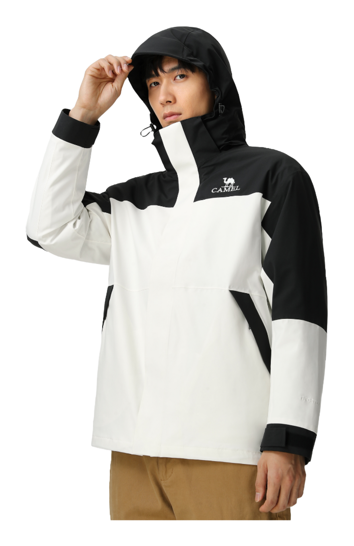 CAMEL Hiking Outdoor Adventure Waterproof, Windproof, Breathable, Abrasion Resistant, Thermal Windbreaker Jacket Unisex  vjsneaker.com