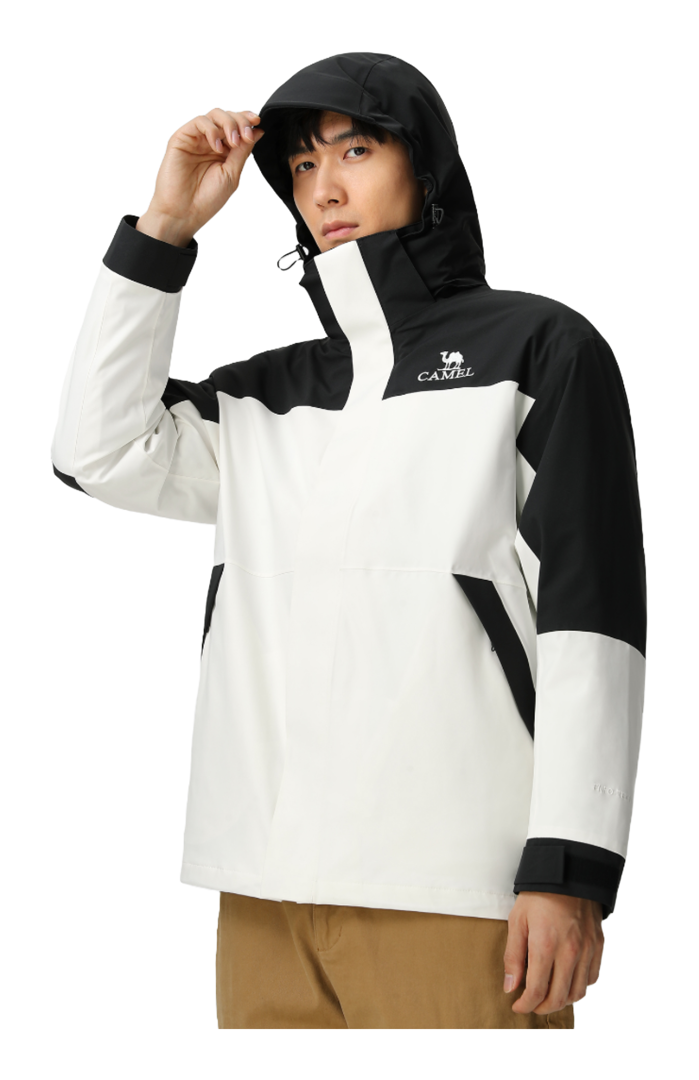 CAMEL Hiking Outdoor Adventure Waterproof, Windproof, Breathable, Abrasion Resistant, Thermal Windbreaker Jacket Unisex  vjsneaker.com