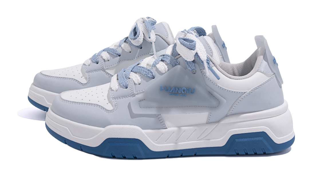 HUANQIU Coverage Lightweight Breathable Height Increasing Low top Skateboard Shoes Unisex Black 