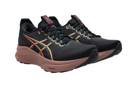 Asics GEL KAYANO 32 Abrasion Resistant Low Top Running Shoes Womens Black Purple Pink  vjsneaker.com