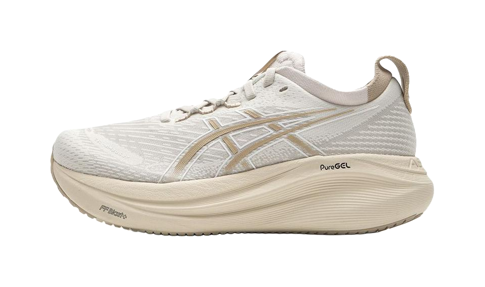 ASICS GEL NIMBUS 27 Abrasion Resistant Low top Training Running Shoes Womens Brown Gray  vjsneaker.com