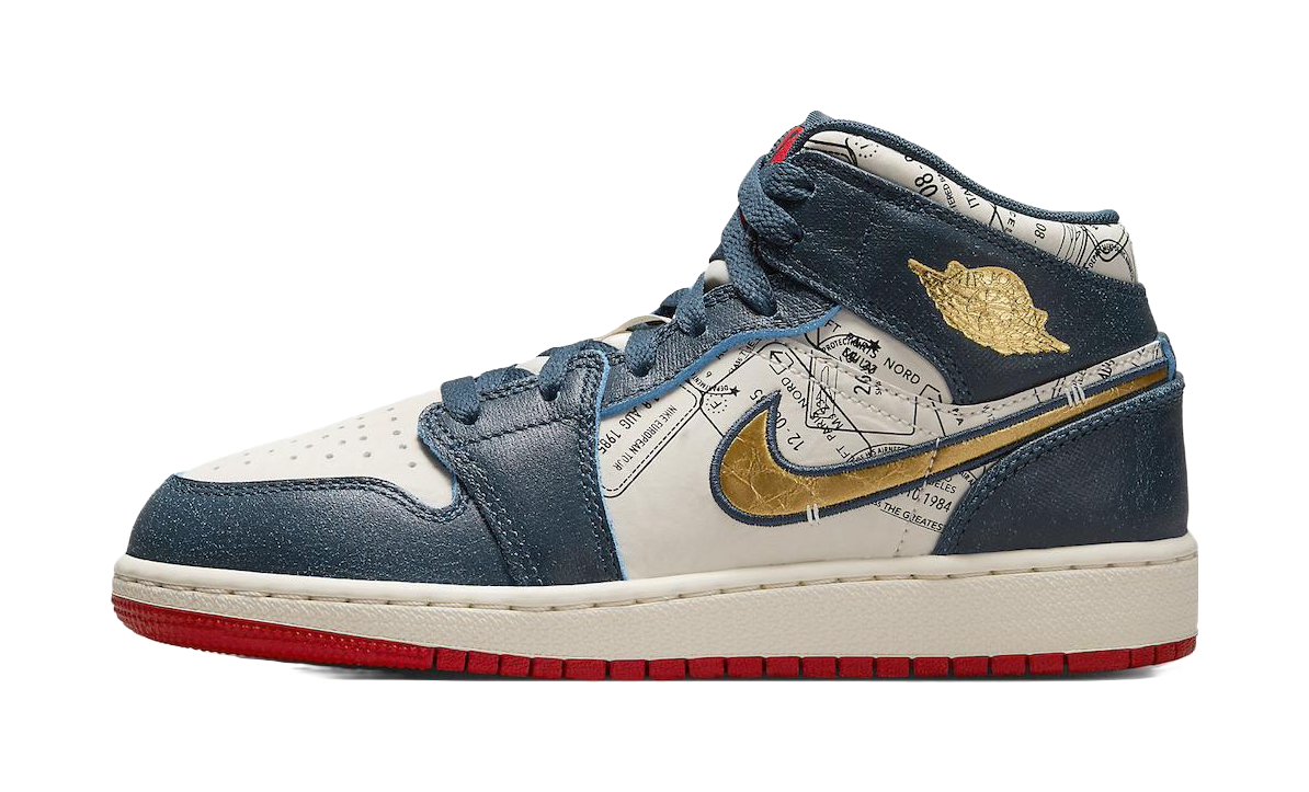 Air Jordan 1 Mid SE Take Flight GS  vjsneaker.com