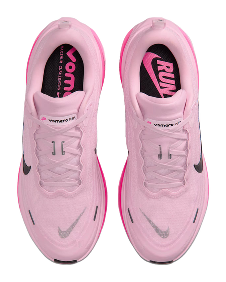 Nike Vomero Plus Abrasion Resistant Low top Running Shoes Mens Pink Black  vjsneaker.com