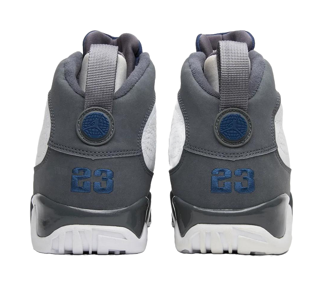 Jordan Air Jordan 9 Grip High top Basketball Shoes Mens Gray White 2026  vjsneaker.com