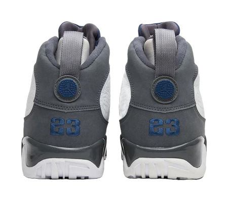 Jordan Air Jordan 9 Grip High top Basketball Shoes Mens Gray White 2026  vjsneaker.com