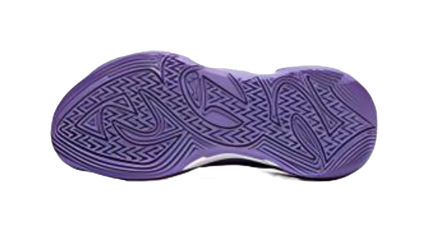 Li Ning YOUNG Slip Resistant Cushioning Low top Childrens Basketball Shoes Purple  vjsneaker.com