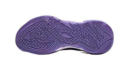 Li Ning YOUNG Slip Resistant Cushioning Low top Childrens Basketball Shoes Purple  vjsneaker.com