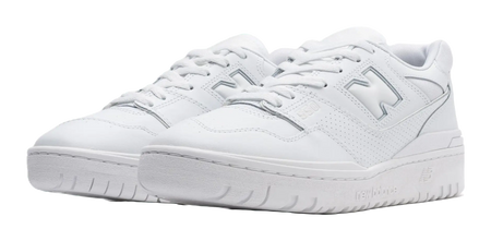 550 New Balance Triple White  vjsneaker.com