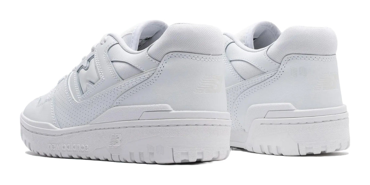 550 New Balance Triple White  vjsneaker.com