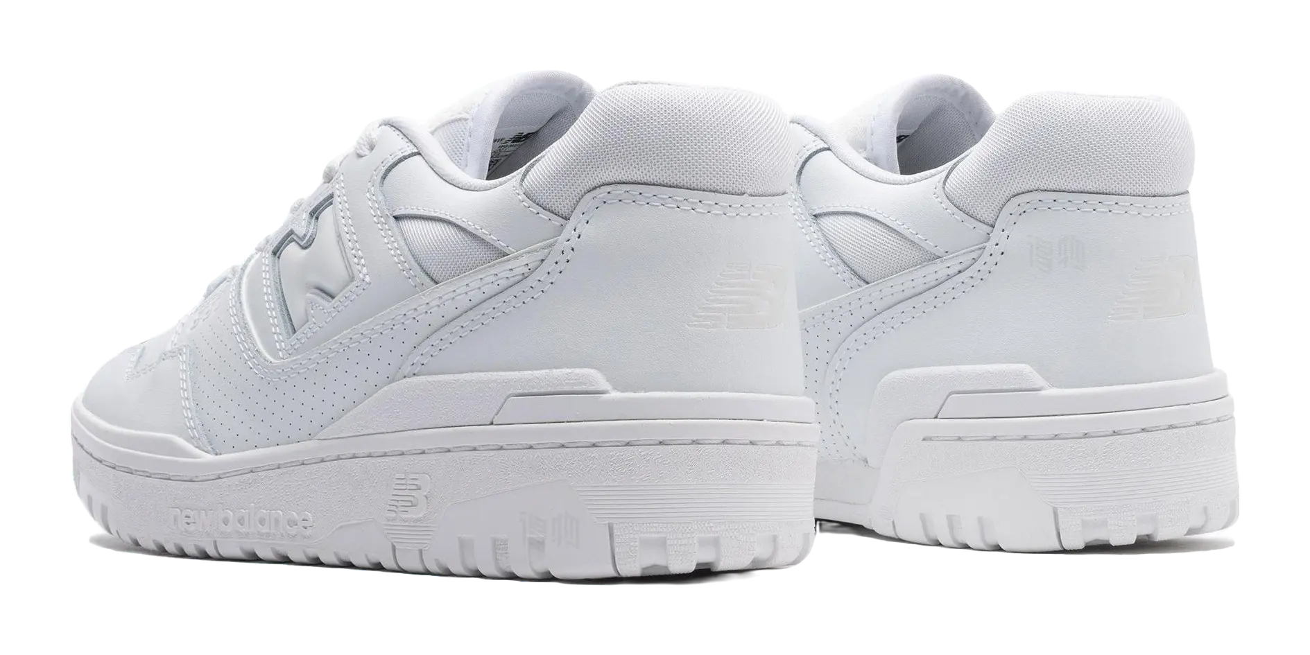 550 New Balance Triple White  vjsneaker.com