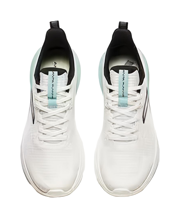 Anta Hydrogen Run Wear resistant And Lightweight Low top Sprint Running Shoes Men's White Blue 