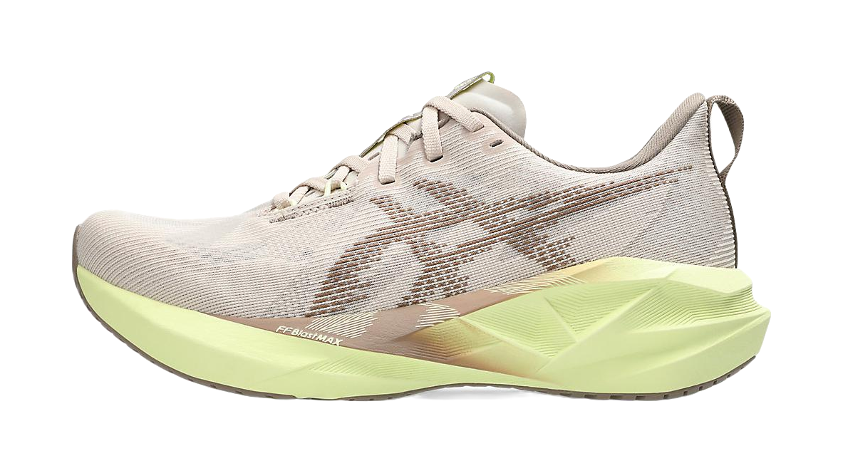 ASICS Novablast 5 Mineral Beige Taupe Grey Womens  vjsneaker.com