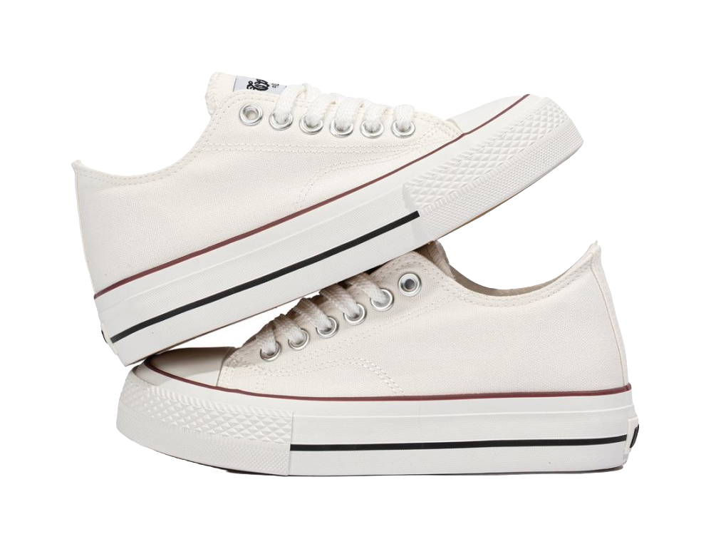 Warrior Abrasion Resistant, Breathable, Lightweight Low top Canvas Shoes Women's White 