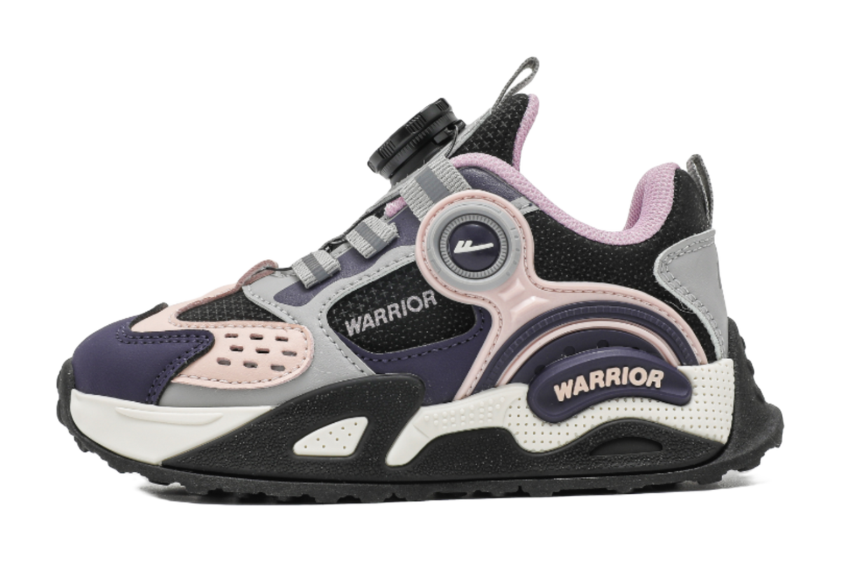 Warrior Warrior Boys' Sports Shoes Synthetic Leather Comfortable, Versatile, Lightweight, Shock Absorbed, Low cut Girls' Casual Shoes for Children  VJSNEAKER