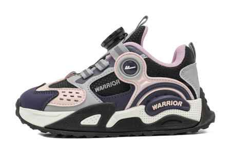 Warrior Warrior Boys' Sports Shoes Synthetic Leather Comfortable, Versatile, Lightweight, Shock Absorbed, Low cut Girls' Casual Shoes for Children  VJSNEAKER