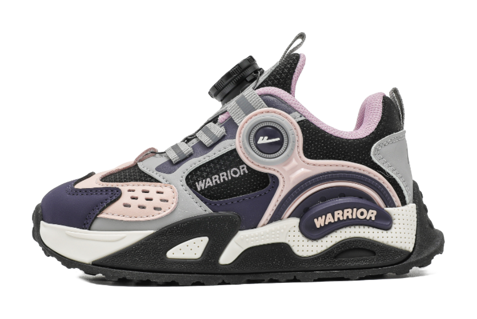 Warrior Warrior Boys' Sports Shoes Synthetic Leather Comfortable, Versatile, Lightweight, Shock Absorbed, Low cut Girls' Casual Shoes for Children  VJSNEAKER