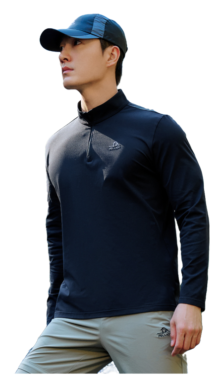 Boxi and PELLIOT Classic 2.0 Outdoor Fast Drying Stand up Collar Windproof Light Elastic Toray Technology TORAY NATURE Antibacterial Fabric Slimming Sports Hiking Mountaineering Running Breathable Bottom Coat Comfortable and Versatile Long Sleeve Hoo  vjsneaker.com