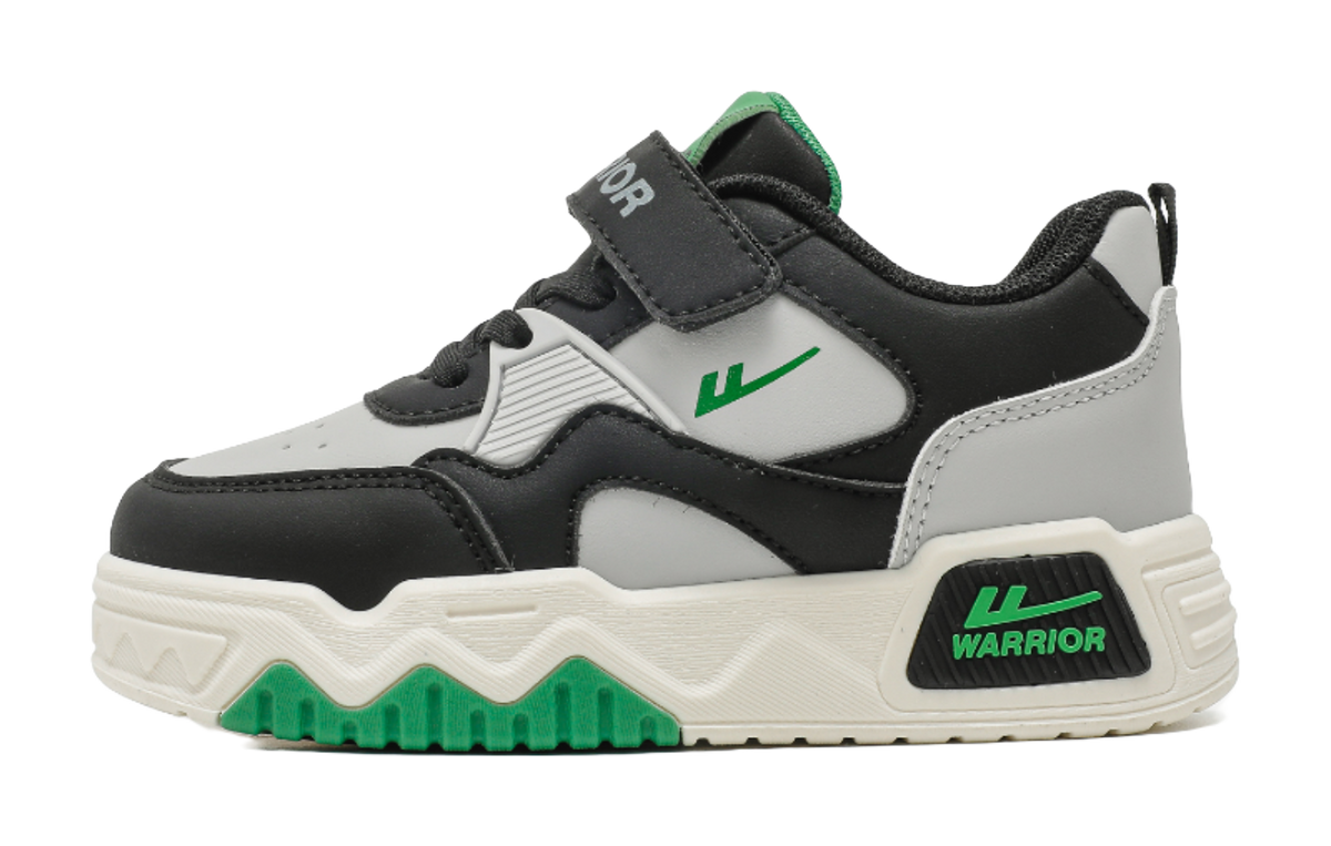 Warrior Boys Athletic Shoes Breathable Lightweight Cushioning Low top Girl Skateboard Shoes Kids  VJSNEAKER