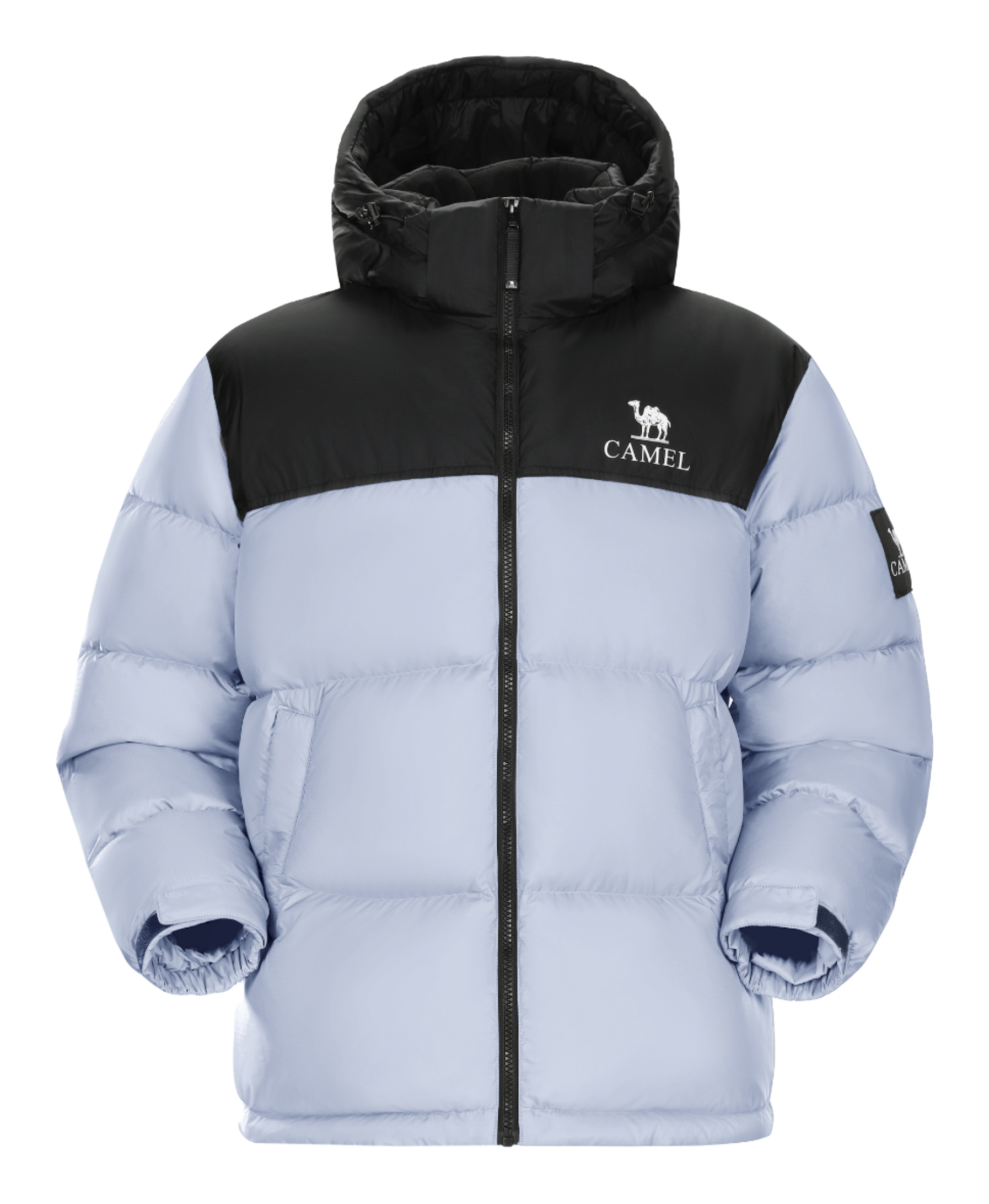 CAMEL Warm Fleece Collection Down Jacket Unisex  vjsneaker.com