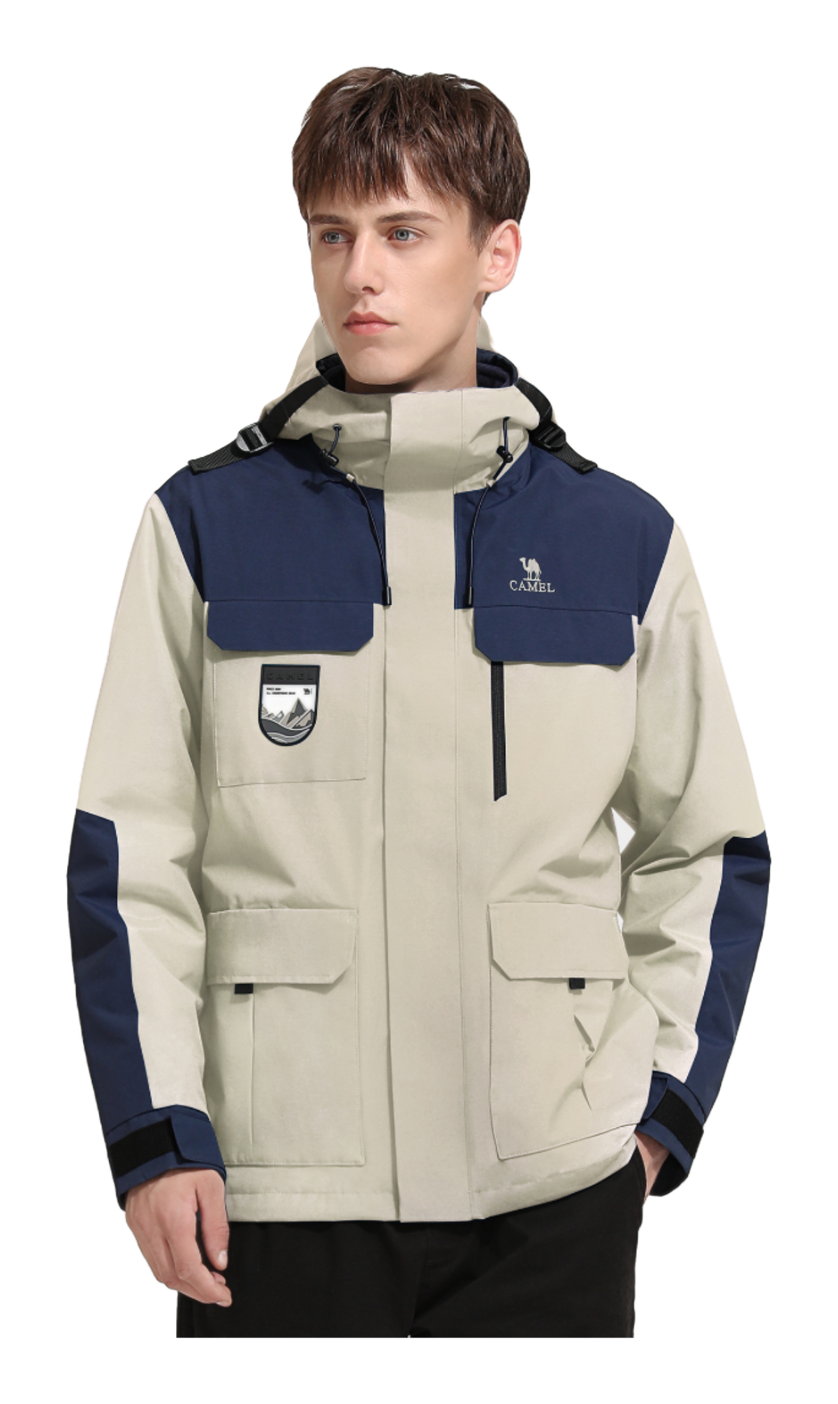 CAMEL All weather Windbreaker Jacket Unisex  vjsneaker.com
