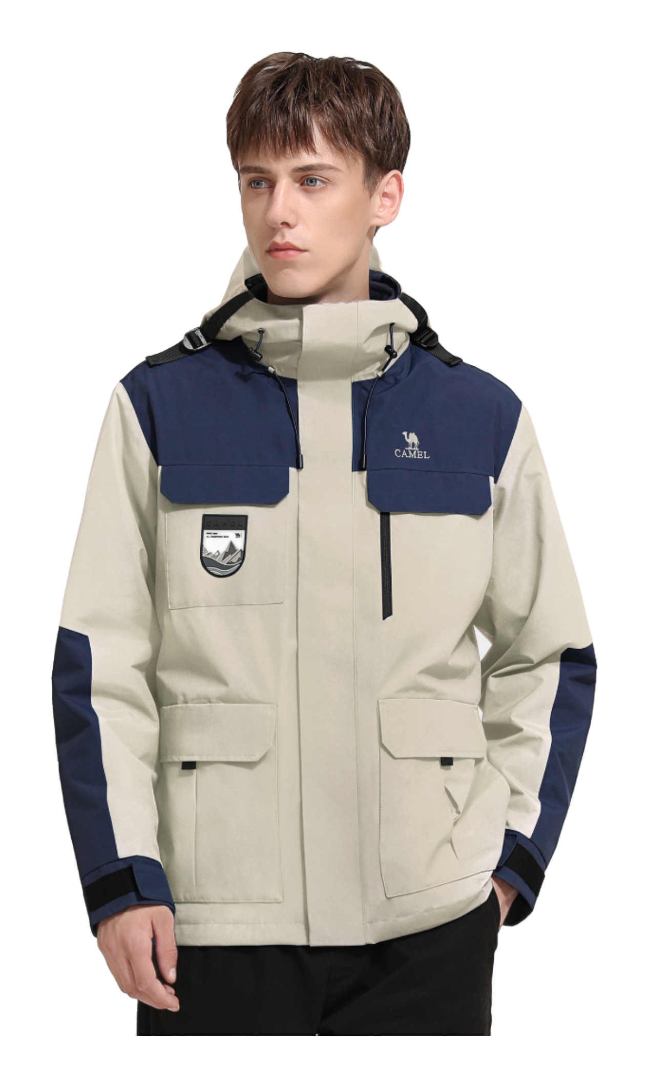 CAMEL All weather Windbreaker Jacket Unisex  vjsneaker.com