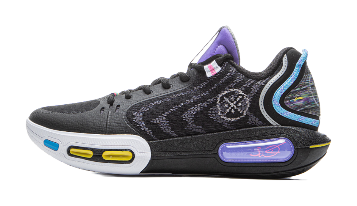 Li-Ning Wade Shadow 7 "Team No Sleep" ABPV011-4 - Dwyane Wade Basketball Shoe Unisex Black/Gray
