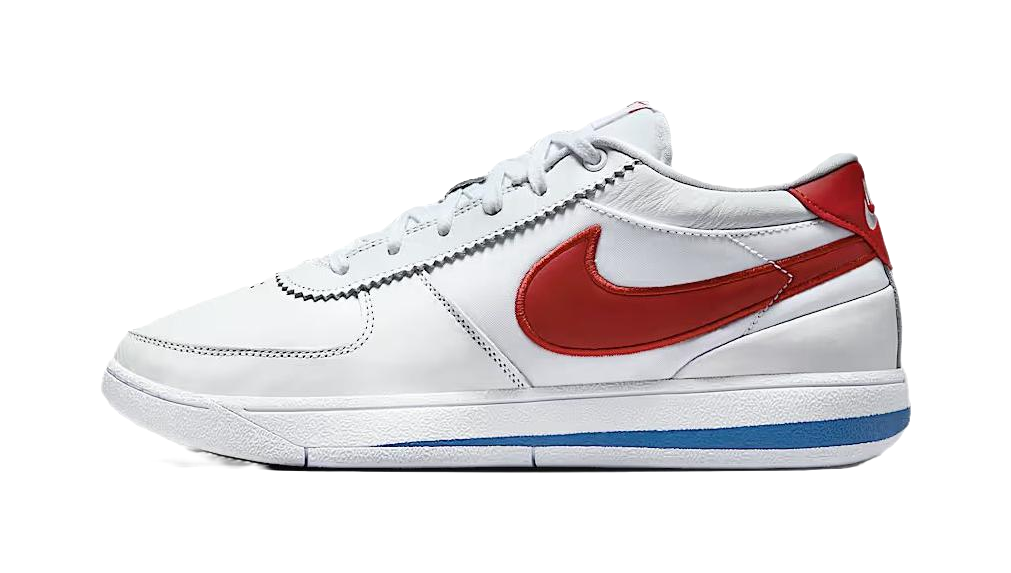 Nike Book 1 Anti-Slip Wear-Resistant Low-Top Basketball Shoes Mens White Red  VJSNEAKER