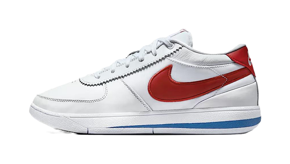Nike Book 1 Anti-Slip Wear-Resistant Low-Top Basketball Shoes Mens White Red  VJSNEAKER