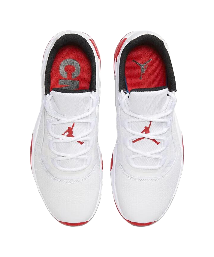 Jordan 11 CMFT Low White Varsity Red  vjsneaker.com