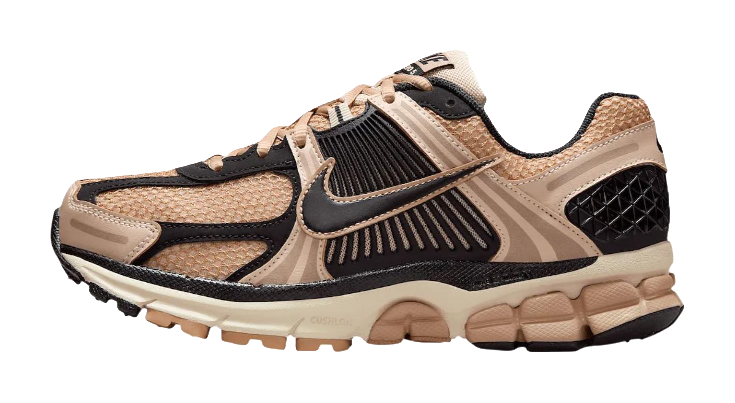 Nike Vomero 5 Slip Resistant Abrasion Resistant Low top Casual Running Shoes Womens Beige Black  VJSNEAKER