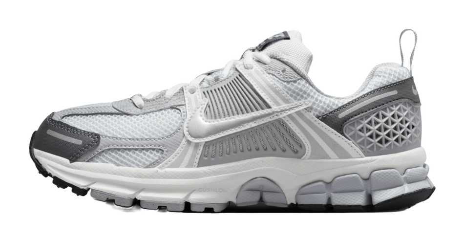 Nike Zoom Vomero 5 Slip Resistant Abrasion Resistant Low top Kids Lifestyle Shoes White Gray  vjsneaker.com