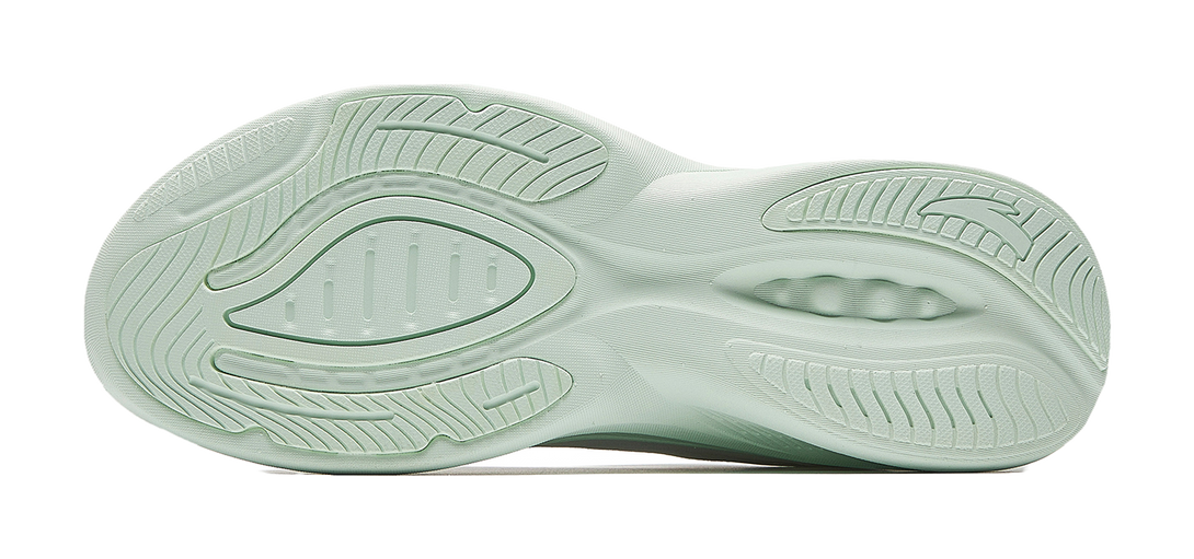 Anta Cushioning, Breathable, Lightweight, Height Increasing Low top Casual Training Running Shoes Women's White Green 