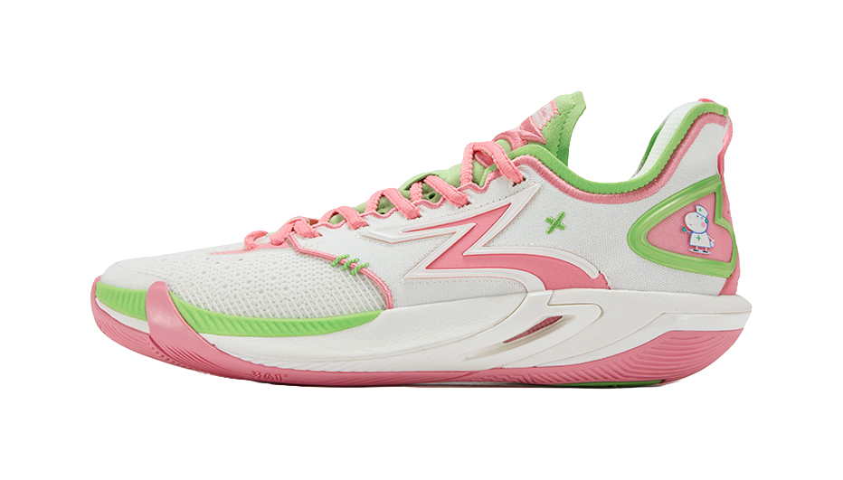 361° BIG3 6.0 Pro Shock Absorbers Slip Resistant Breathable Low top Basketball Shoes Mens Neon Light Coral  VJSNEAKER