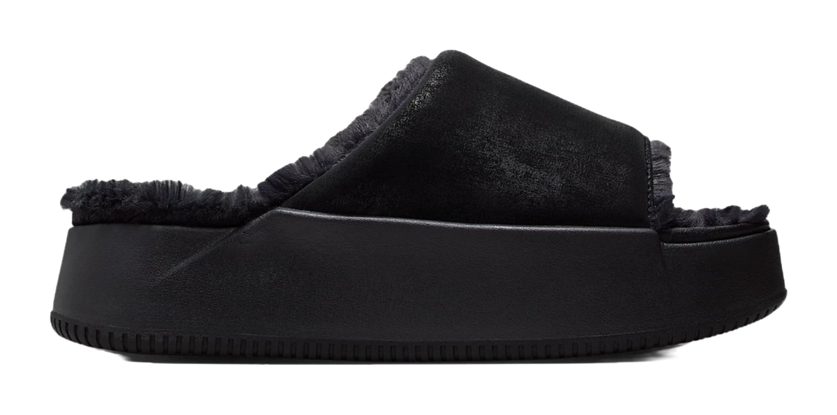 Nike Calm Slide Slippers Womens Black  vjsneaker.com