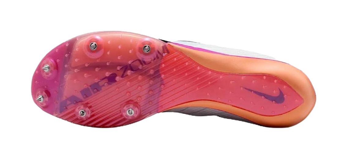 Nike Maxfly 2 Rebound Track And Field Shoes Mens White Black Red  vjsneaker.com