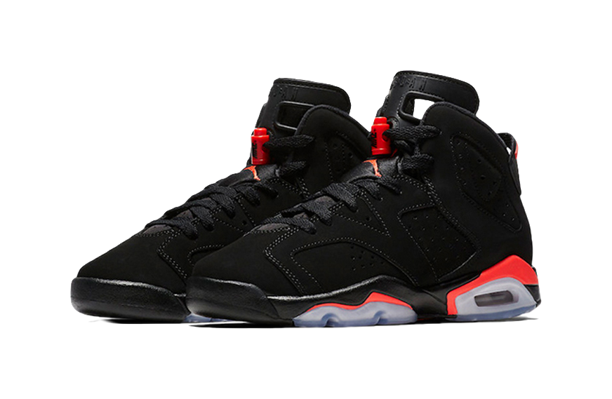Jordan 6 Retro Black Infrared 2019 GS  vjsneaker.com