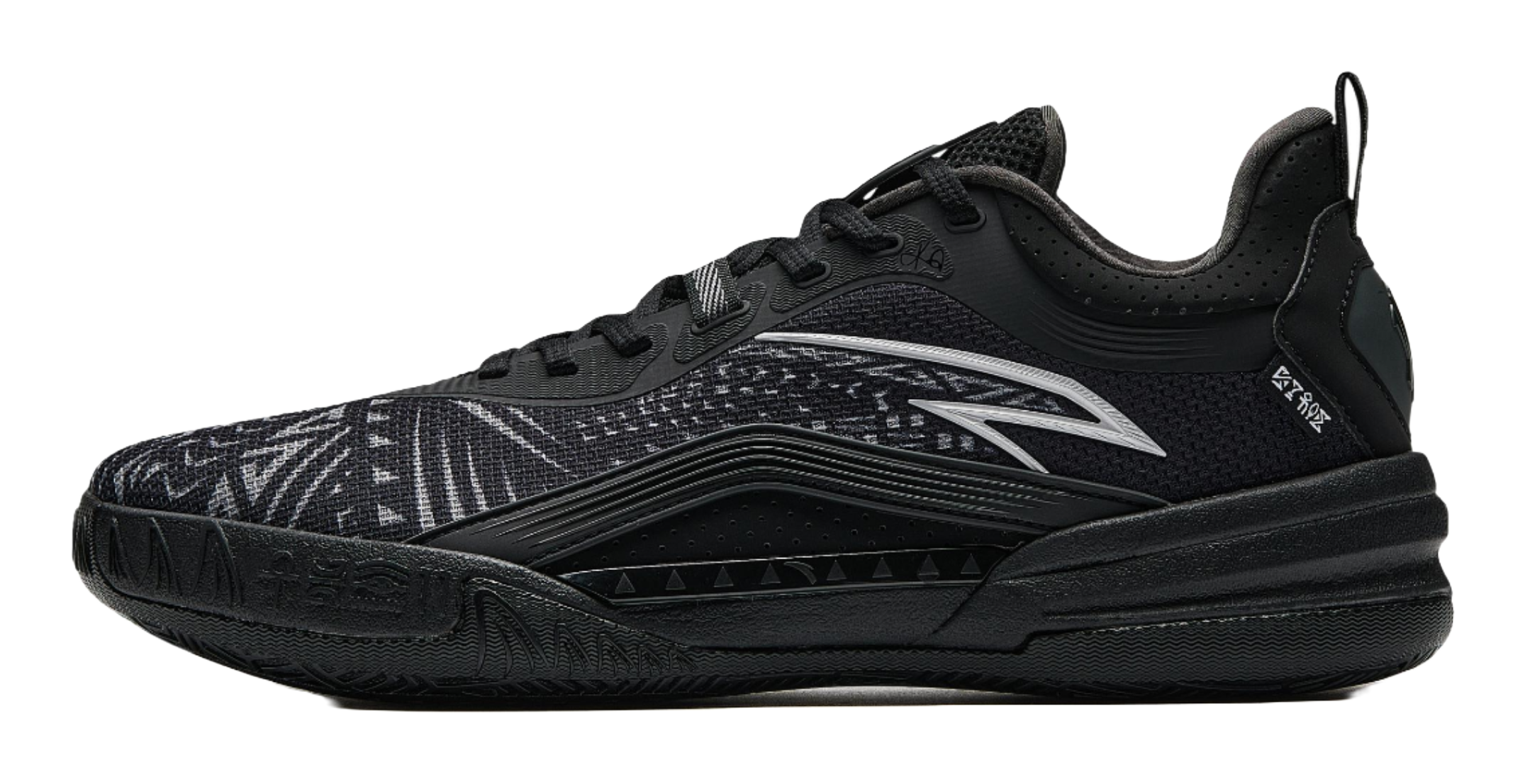 Anta KAI 1 TEAM "Black Warrior" 112541603R-6 - Kyrie Irving Basketball Shoe Unisex Black Gray