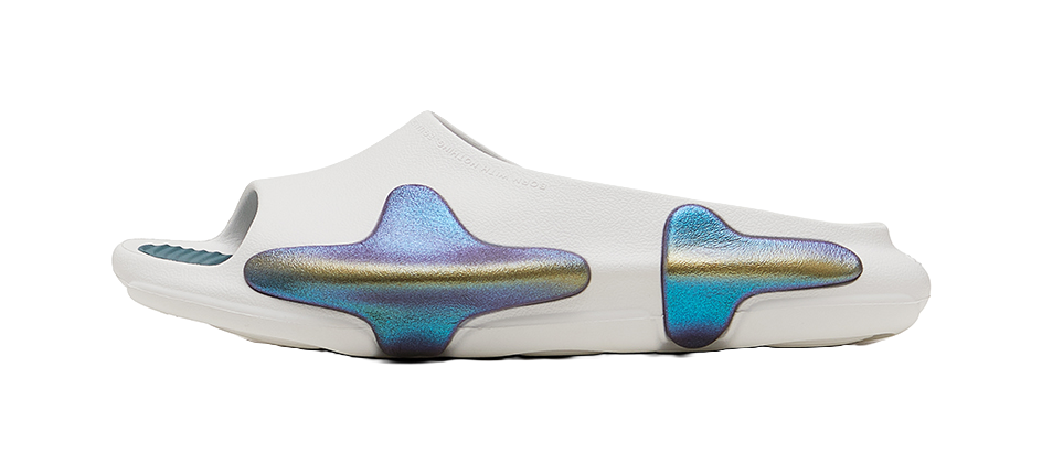 EQLZ EQUALIZER Oasis Slide Slippers Unisex Phantom White