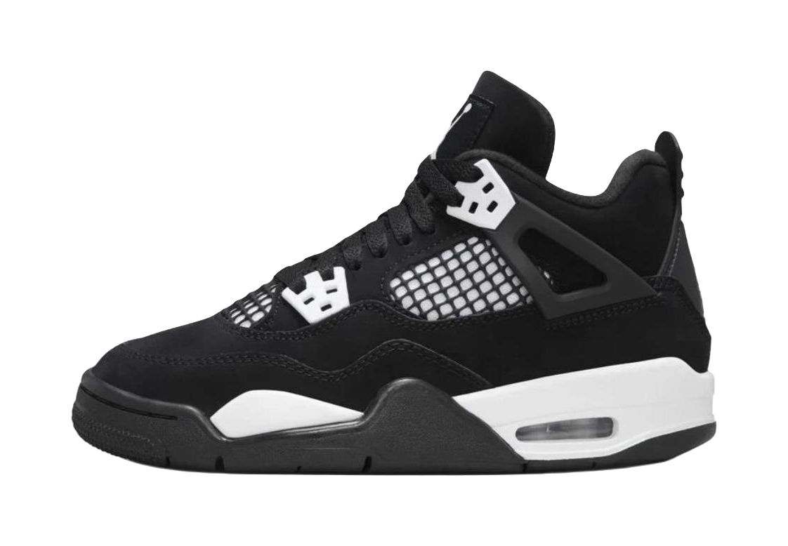 Jordan 4 Retro White Thunder GS  VJSNEAKER