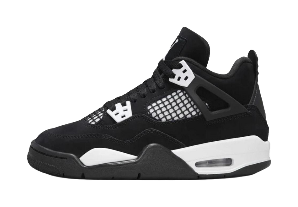 Jordan 4 Retro White Thunder GS  VJSNEAKER
